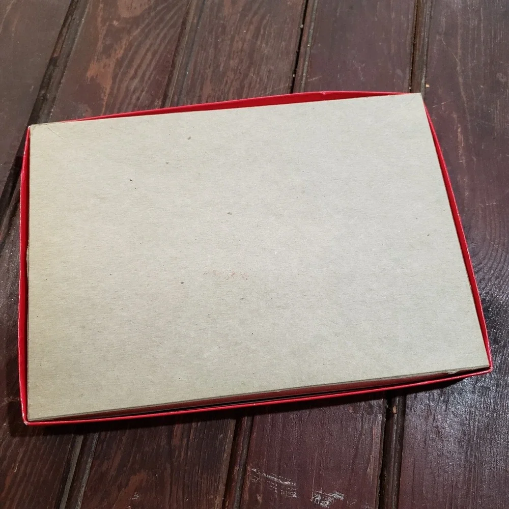 VTG Norcross Flocked Christmas Greeting Cards in Original Box 16 Cards Unused